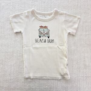 Finn & Emma Beach Bum Organic Tee EUC 4T